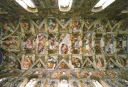 Michelangelo Buonarroti the sistine chapel ceiling Germany oil painting artist